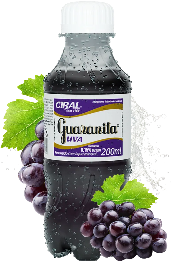 Garrafa de Guaranita Uva